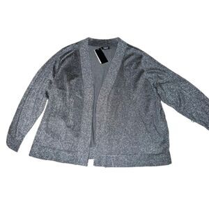 Premise NWT Metallic 3/4 Sleeve Stretchy Cardigan Size 1X -$58